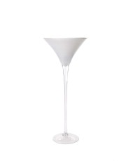 Weiße Martini-Vase 70 cm