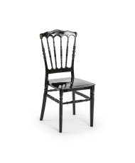 Schwarzer Napoleon-Stuhl